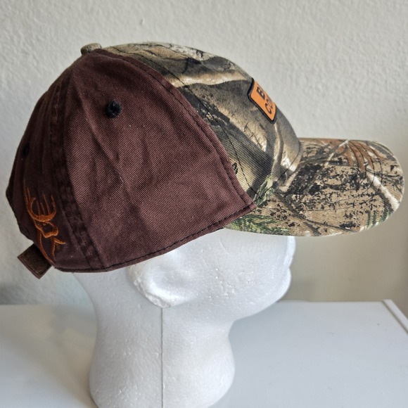 Buck Commander Hat Cap Mens Brown Camo Strapback Embroidered Logo‎ - Picture 3 of 10
